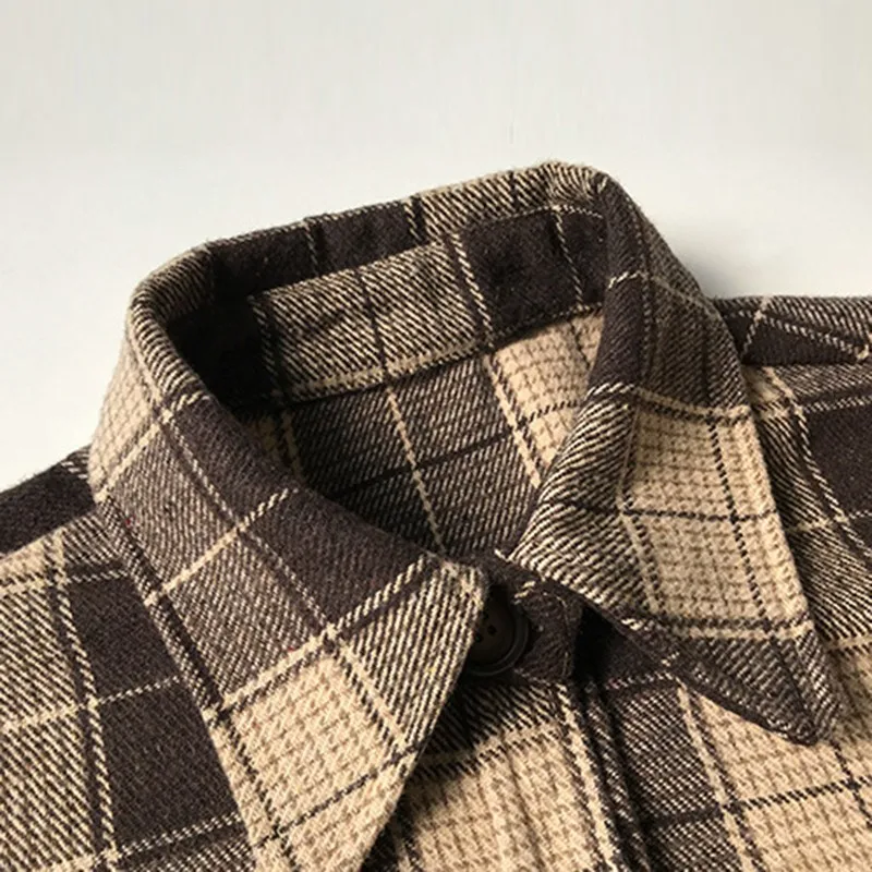 Women Spring Autumn Korean Style Shirts Retro Casual Plaid Loose Long Style Long Sleeve Shirt Top
Women Spring Autumn Korean Style Shirts Retro Casual Plaid Loose Long Style Long Sleeve Shirt Top