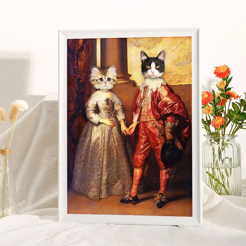Nordic Vintage Canvas Painting Abstract Animal Cat Wall Art Poster Print Wall Picture for Living Room Hotel Home Decor Cuadros
Nordic Vintage Canvas Painting Abstract Animal Cat Wall Art Poster Print Wall Picture for Living Room Hotel Home Decor Cuadros