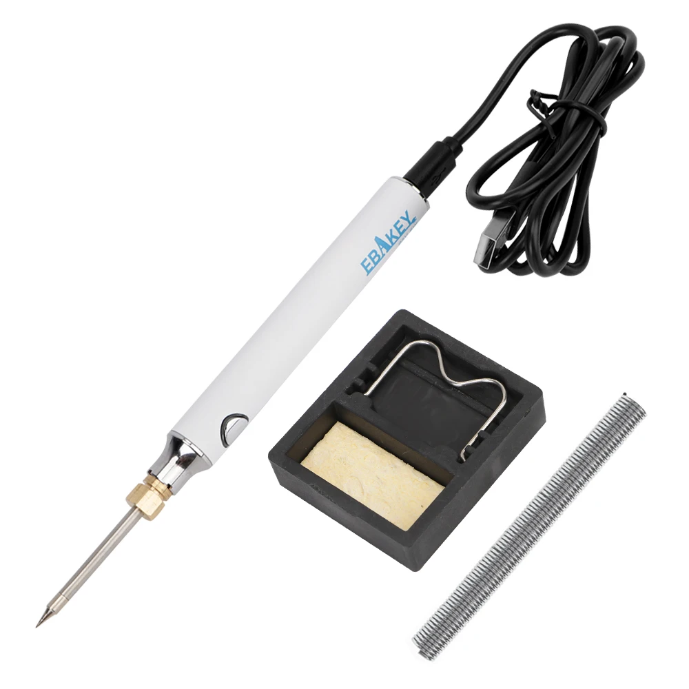 Портативный Электрический паяльник USB 5 в 8 Вт, бессвинцовый, регулируемая температура
Портативный Электрический паяльник USB 5 в 8 Вт, бессвинцовый, регулируемая температура