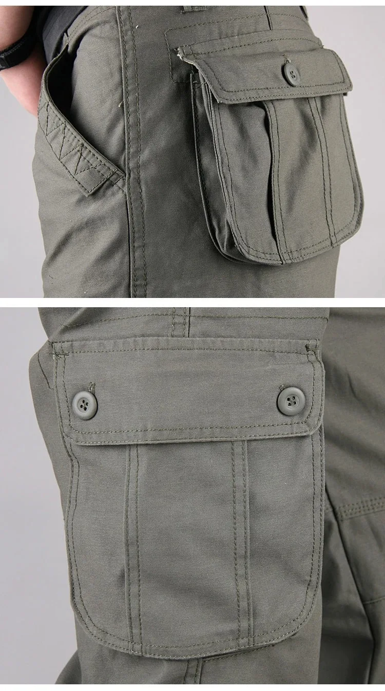 Men's Cargo Pants Casual Multi Pockets Military Tactical Pants Men Outerwear Army Straight Slacks Long Trousers Men Clothes
Men's Cargo Pants Casual Multi Pockets Military Tactical Pants Men Outerwear Army Straight Slacks Long Trousers Men Clothes