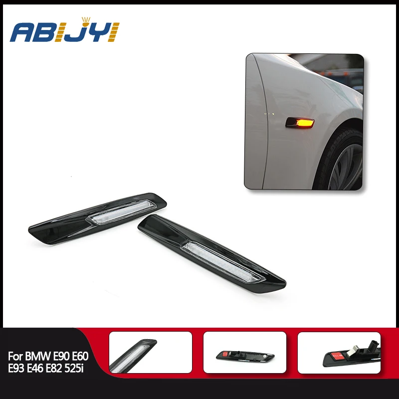 2pcs Turn Signal Lights LED Turn Indicator Blinker Lamp Signal Lamp Side Marker For BMW E90 E60 E93 E46 E82 525i Car Accessories
2pcs Turn Signal Lights LED Turn Indicator Blinker Lamp Signal Lamp Side Marker For BMW E90 E60 E93 E46 E82 525i Car Accessories