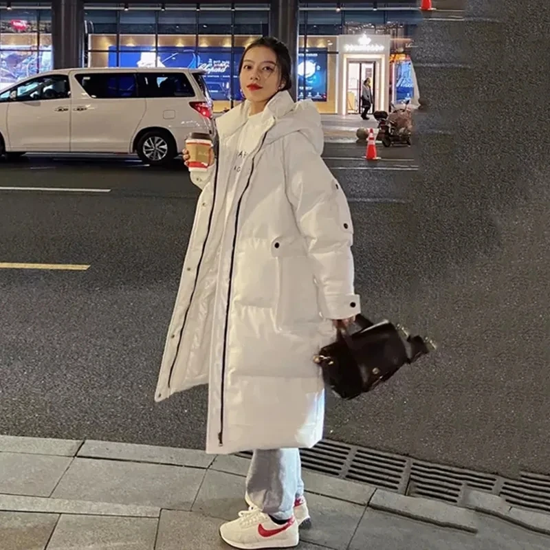 Oversize Winter Jacket Woman Clothing Loose Warm Thicken Parkas Coat Hooded Long Outerwear Female Padded Top Manteau Femme Hiver
Oversize Winter Jacket Woman Clothing Loose Warm Thicken Parkas Coat Hooded Long Outerwear Female Padded Top Manteau Femme Hiver