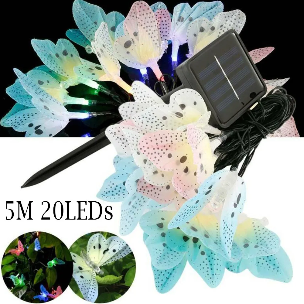 12/20Pc LED Solar Powered Butterfly Fairy String Light Waterproof Garden Lamp With Solar Panel Bracket Outdoor Indoor Home Decor
12/20Pc LED Solar Powered Butterfly Fairy String Light Waterproof Garden Lamp With Solar Panel Bracket Outdoor Indoor Home Decor