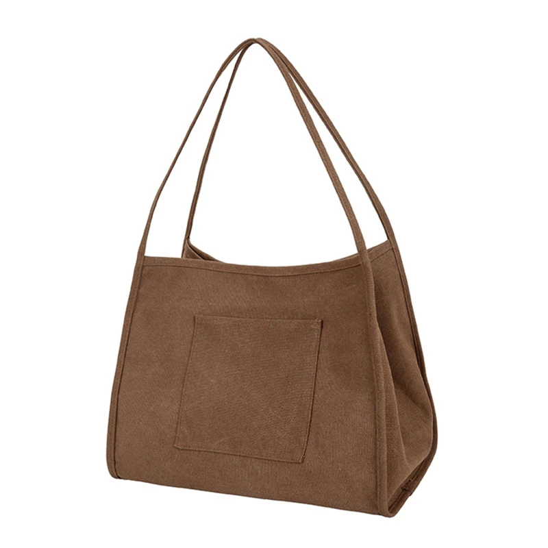 Casual Ladies Canvas Shoulder Bag Large Capacity Travel Handbags Reusable Shopping Bag Solid Women Big Totes
Casual Ladies Canvas Shoulder Bag Large Capacity Travel Handbags Reusable Shopping Bag Solid Women Big Totes