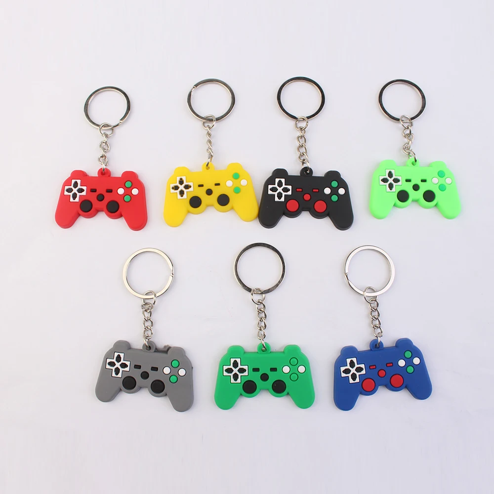 10pcs PVC Game Keychain Keyring Cute Gamepad Joystick Key Chain PS4 Game Console Jewelry Bag Car Hanging Accessories
10pcs PVC Game Keychain Keyring Cute Gamepad Joystick Key Chain PS4 Game Console Jewelry Bag Car Hanging Accessories