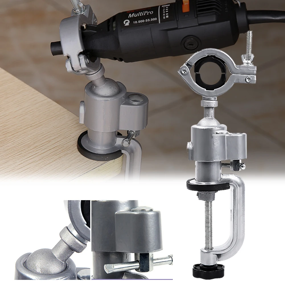 360 Degree Rotating Table Vise Multifunctional Aluminium Alloy Swivel Bench Vise Clamp Electric Drill Stand Rotating Tools
360 Degree Rotating Table Vise Multifunctional Aluminium Alloy Swivel Bench Vise Clamp Electric Drill Stand Rotating Tools