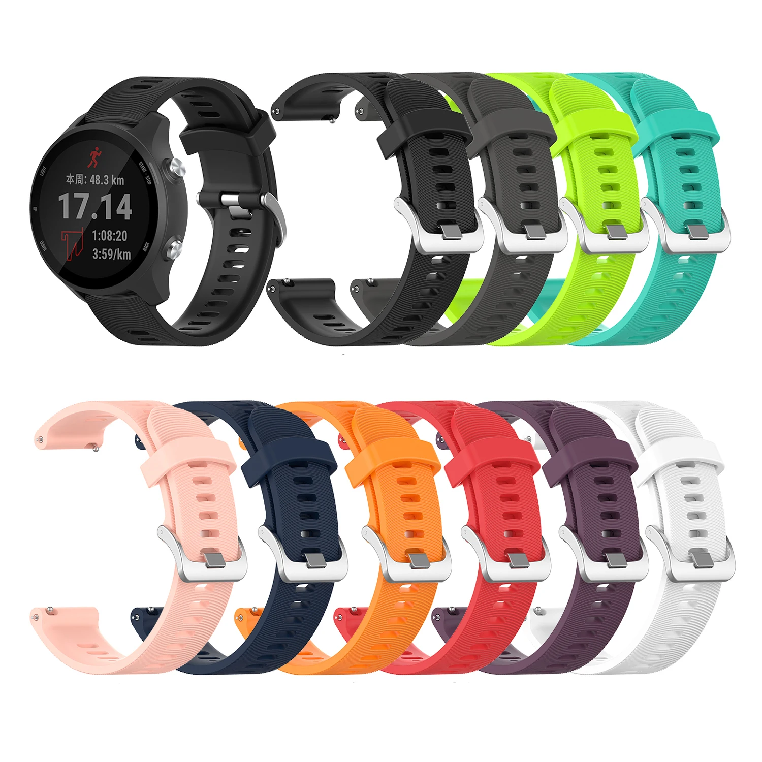 Ремешок силиконовый 20 мм для смарт-часов Forerunner 245 245M 645/Vivoactive 3, ремешок для Samsung Galaxy Active 2 40 мм 44 мм
Ремешок силиконовый 20 мм для смарт-часов Forerunner 245 245M 645/Vivoactive 3, ремешок для Samsung Galaxy Active 2 40 мм 44 мм