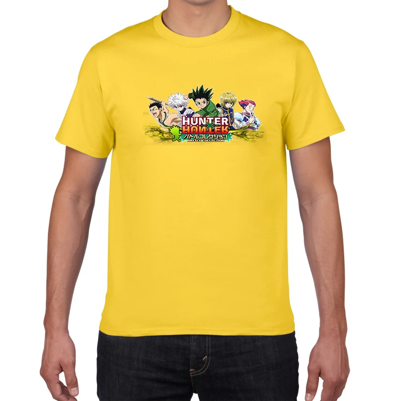 Hunter X Hunter Kurapika Men's Tshirt Killua Zoldyck Print Harajuku T-shirt Unisex streetwear Anime cotton Casual tee shirt
Hunter X Hunter Kurapika Men's Tshirt Killua Zoldyck Print Harajuku T-shirt Unisex streetwear Anime cotton Casual tee shirt