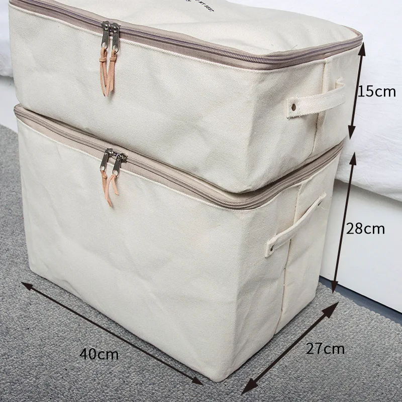 Thick Canvas Fabric Clothes Quilt Storage Bag Bedroom Closet Organizer Home Bedding Container Box With Lid And Zipper Multi-Size
Thick Canvas Fabric Clothes Quilt Storage Bag Bedroom Closet Organizer Home Bedding Container Box With Lid And Zipper Multi-Size