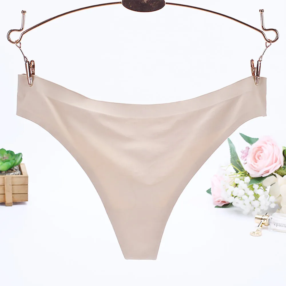 ladies low-Rise Seamless solid underwear hot 2020 New Fashion Sexy Women Invisible Briefs G-Strings Ice Silk Seamless Crotch #W
ladies low-Rise Seamless solid underwear hot 2020 New Fashion Sexy Women Invisible Briefs G-Strings Ice Silk Seamless Crotch #W