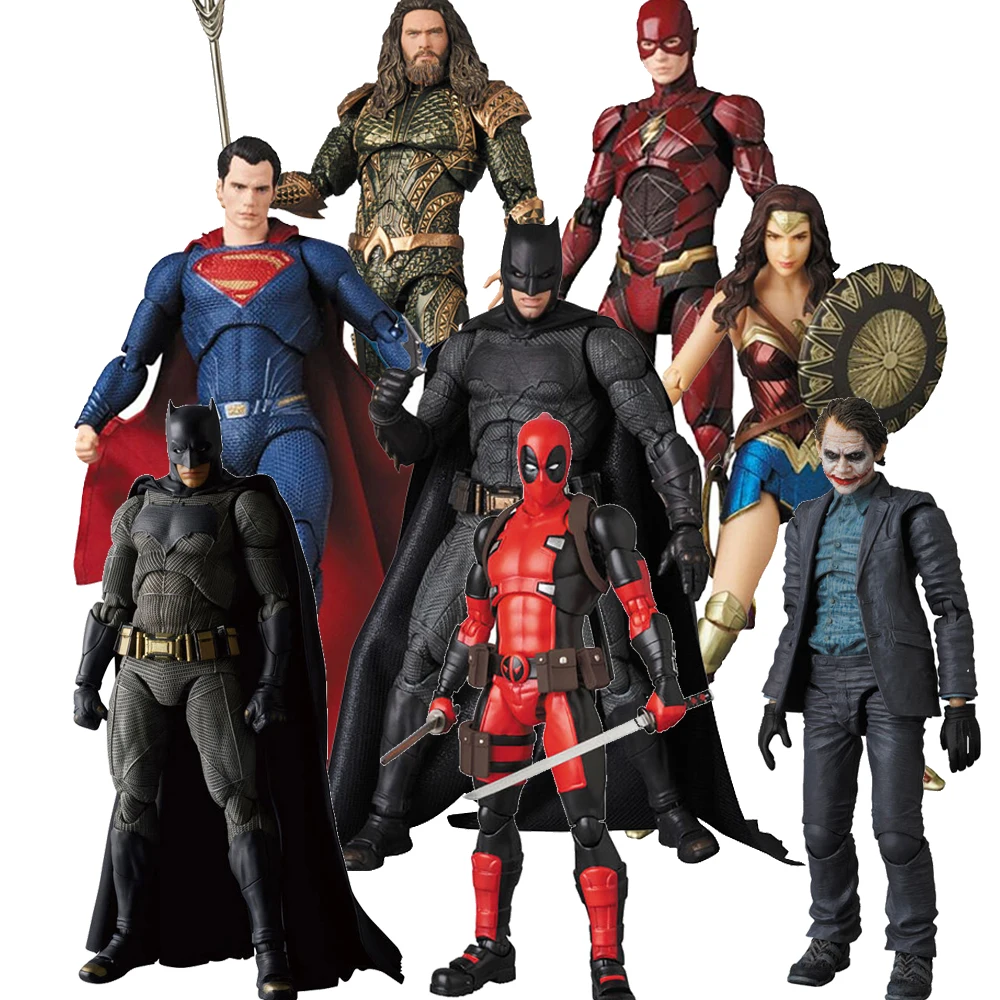 Экшн-фигурка Mafex Flash Deadpool, кот, женщина, Джокер, киборг, Аквамен, чудо-женщина, Брюс Уэйн, модель, игрушка в подарок
Экшн-фигурка Mafex Flash Deadpool, кот, женщина, Джокер, киборг, Аквамен, чудо-женщина, Брюс Уэйн, модель, игрушка в подарок