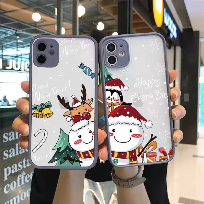 Merry Christmas Phone Case matte transparent For gray iPhone 7 8 x xs xr 11 12 pro plus max mini Funda Clear
Merry Christmas Phone Case matte transparent For gray iPhone 7 8 x xs xr 11 12 pro plus max mini Funda Clear