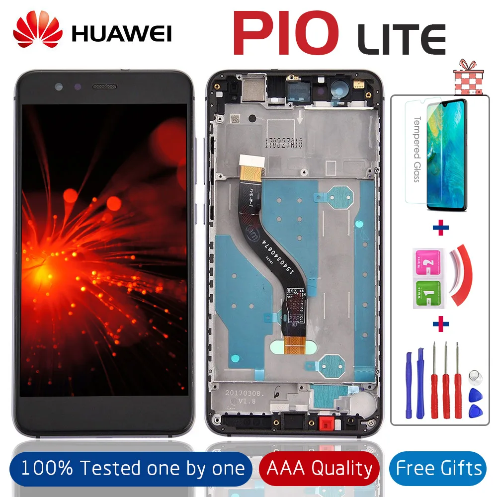 5 2 "OEM качество ЖК-дисплей с рамкой для HUAWEI P10 Lite Дисплей планшета Экран WAS-LX1 WAS-LX1A