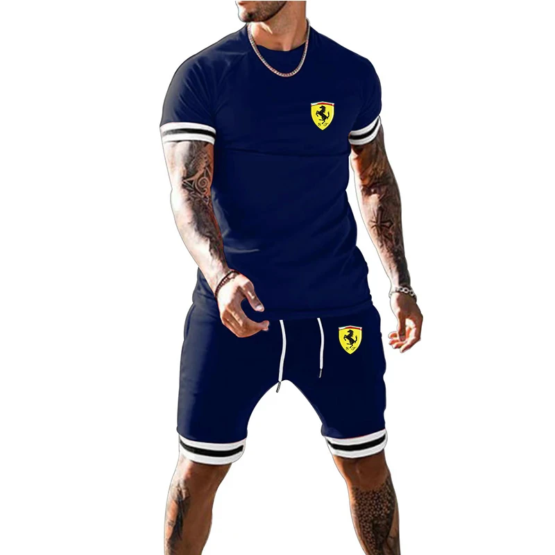 New Summer Men's Printed Suit Men's T-shirt + Shorts 2-piece Suit Hip-hop Street Men's Sports Suit Cool Boy Casual Suit
New Summer Men's Printed Suit Men's T-shirt + Shorts 2-piece Suit Hip-hop Street Men's Sports Suit Cool Boy Casual Suit