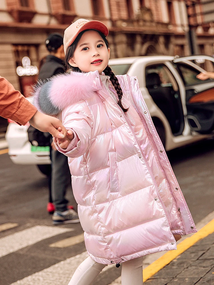 Winter Girls New Down Jacket Hooded Colorful Bright Face Children's Casual Fashion Mid-Length Bohemian Jacket 6-15 Years Old
Winter Girls New Down Jacket Hooded Colorful Bright Face Children's Casual Fashion Mid-Length Bohemian Jacket 6-15 Years Old