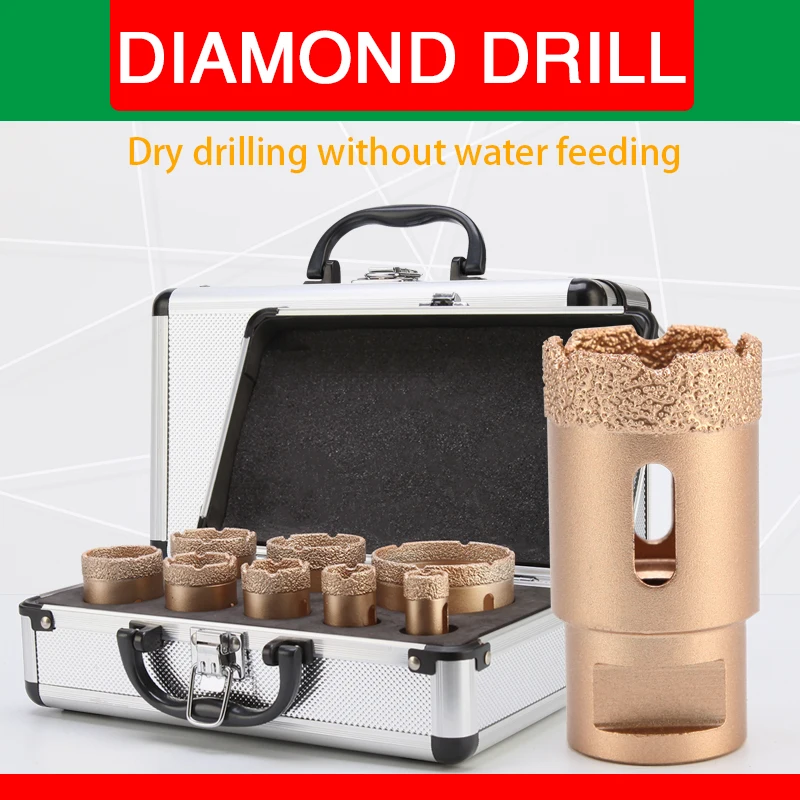 M14 drill bit set for Granite Marble Ceramic Tile Glass Brazed Angle grinder diamond thread multifunctional Dry vacuum Hole saw
M14 drill bit set for Granite Marble Ceramic Tile Glass Brazed Angle grinder diamond thread multifunctional Dry vacuum Hole saw