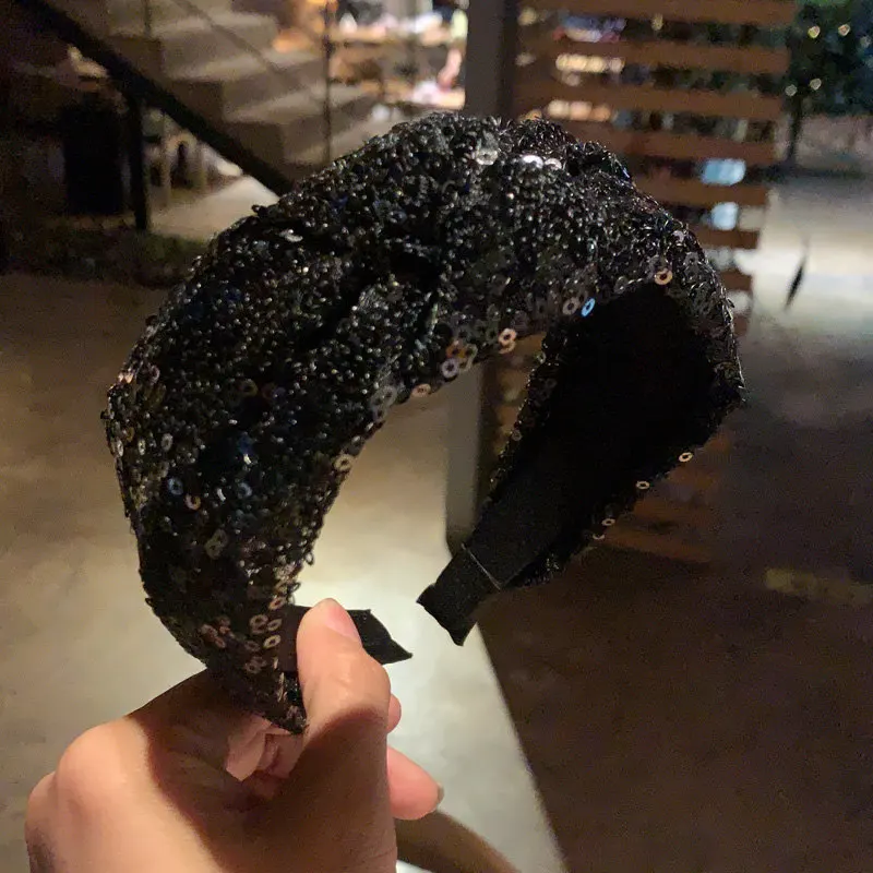 Oaoleer Wide Sequins Knot Hairbands Girl's Headbands For Women Fashion Hair Accessories Top Knotted Hair Bands Headwear
Oaoleer Wide Sequins Knot Hairbands Girl's Headbands For Women Fashion Hair Accessories Top Knotted Hair Bands Headwear