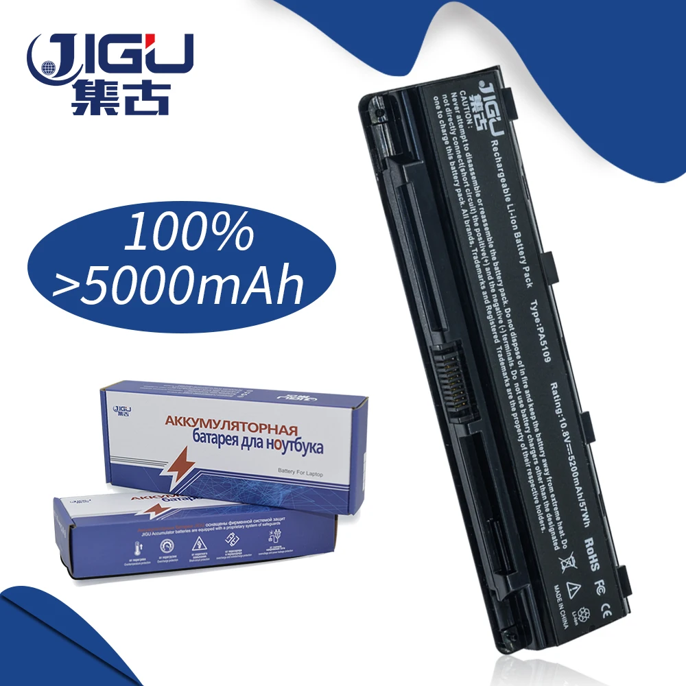 JIGU ноутбука Батарея для Toshiba PA5108U-1BRS PABAS260 PA3917U-1ACA PABAS26 C40D-A PA5024U C50-A C50D-A -13P PA5023U-1BRS |