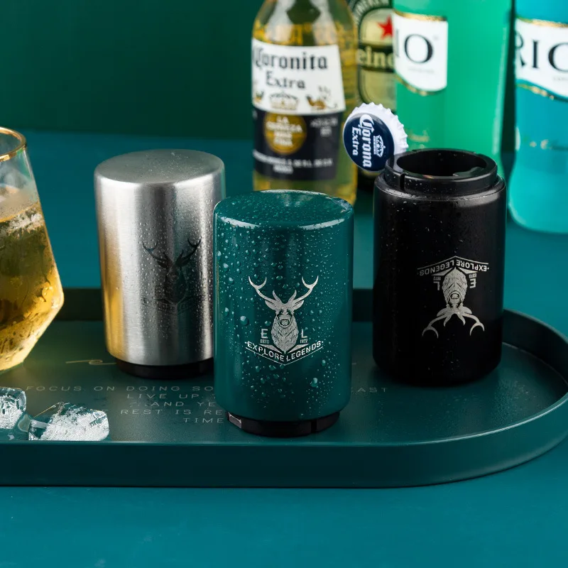 Automatic Beer Bottle Opener Magnet Beer Opener Stainless Steel Push Down Opener Wine Beer Soda Cap Opener Kitchen Tools Gadgets
Automatic Beer Bottle Opener Magnet Beer Opener Stainless Steel Push Down Opener Wine Beer Soda Cap Opener Kitchen Tools Gadgets