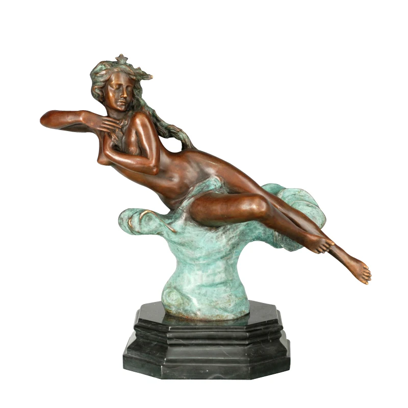 Sexy Nude Female Statue Sculpture Hot Cast Bronze Marble Base Western Naked Adult Woman Art
Sexy Nude Female Statue Sculpture Hot Cast Bronze Marble Base Western Naked Adult Woman Art