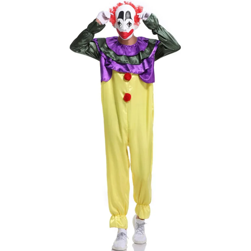 M-XL Halloween costume adult men and women new version of clown costume cosplay uniform
M-XL Halloween costume adult men and women new version of clown costume cosplay uniform