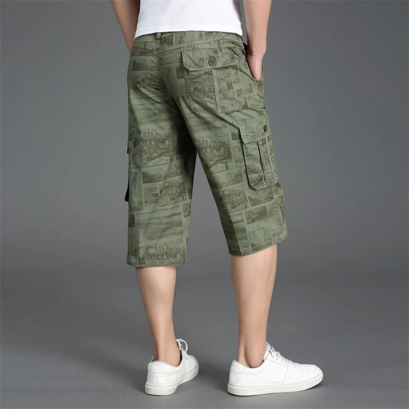 Elastic Waist Cargo Shorts Men 3/4 Length Casual Clothing 2020 Summer Cool Breathable Cotton Plus Size 5XL 6XL Trousers Men
Elastic Waist Cargo Shorts Men 3/4 Length Casual Clothing 2020 Summer Cool Breathable Cotton Plus Size 5XL 6XL Trousers Men