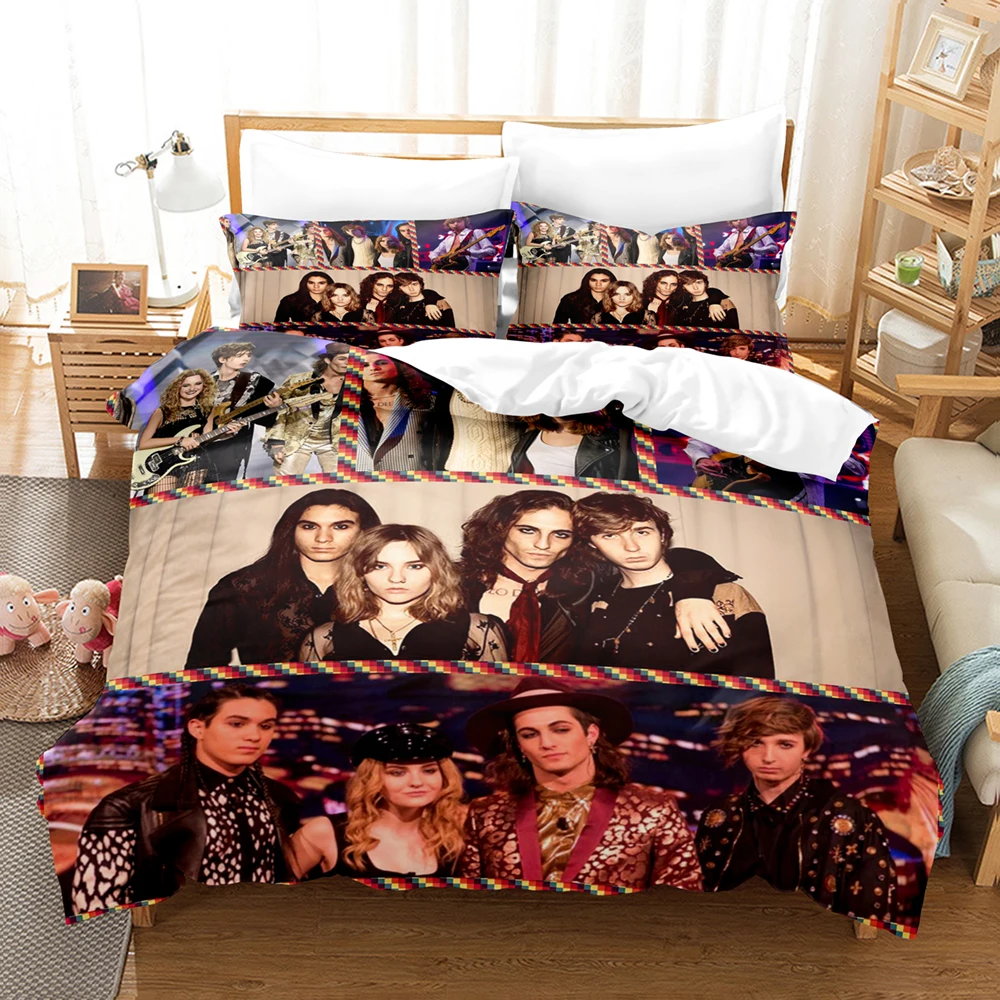 Nwe Maneskin Bedding Set Single Twin Full Queen King Size Stars Maneskin Bed Set Aldult Kid Bedroom Duvetcover Sets 3D Print 003
Nwe Maneskin Bedding Set Single Twin Full Queen King Size Stars Maneskin Bed Set Aldult Kid Bedroom Duvetcover Sets 3D Print 003