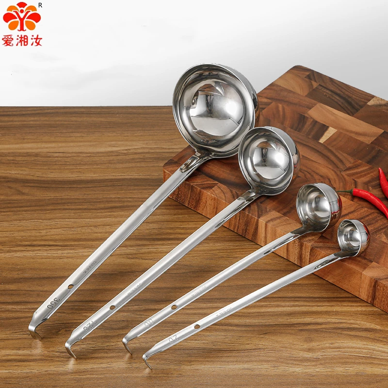 Aixiangru Stainless Steel Long Handle Ounce Metering Spoon With Hook for Soup/Pearl/Porridge/Milk Tea 1-2-3-4oz, 30-60-90-120cc
Aixiangru Stainless Steel Long Handle Ounce Metering Spoon With Hook for Soup/Pearl/Porridge/Milk Tea 1-2-3-4oz, 30-60-90-120cc