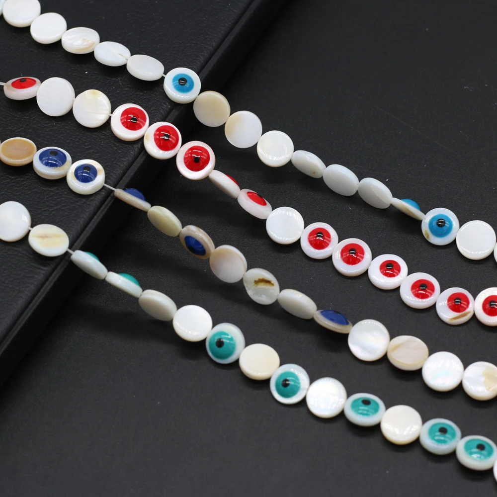 New Product Natural Freshwater Shells And Eye Double-color Beads for DIY Production Of Female Jewelry Accessories
New Product Natural Freshwater Shells And Eye Double-color Beads for DIY Production Of Female Jewelry Accessories