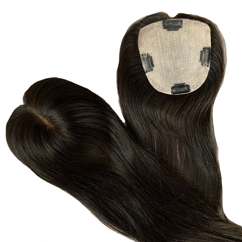 Silk Base Topper with 4 Clips In Silky Straight Virgin Human Hair Toppers Breathable Base Long Last
Silk Base Topper with 4 Clips In Silky Straight Virgin Human Hair Toppers Breathable Base Long Last