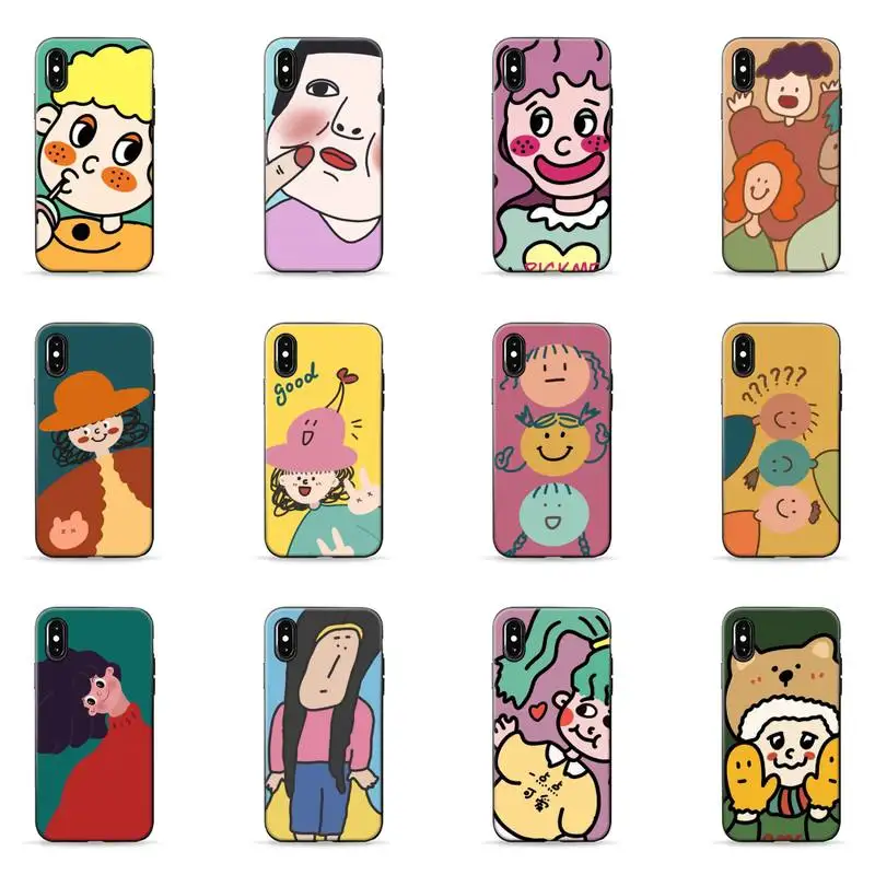 Cute illustration of funny cartoon Phone Case for iPhone 7 8 11 12 Pro X XS Max XR Samsung A S 10 20 30 50 70 Plus pro funda
Cute illustration of funny cartoon Phone Case for iPhone 7 8 11 12 Pro X XS Max XR Samsung A S 10 20 30 50 70 Plus pro funda