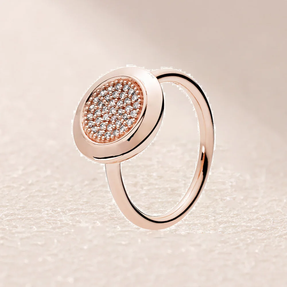 180912CZ ROSE SIGNATURE RING