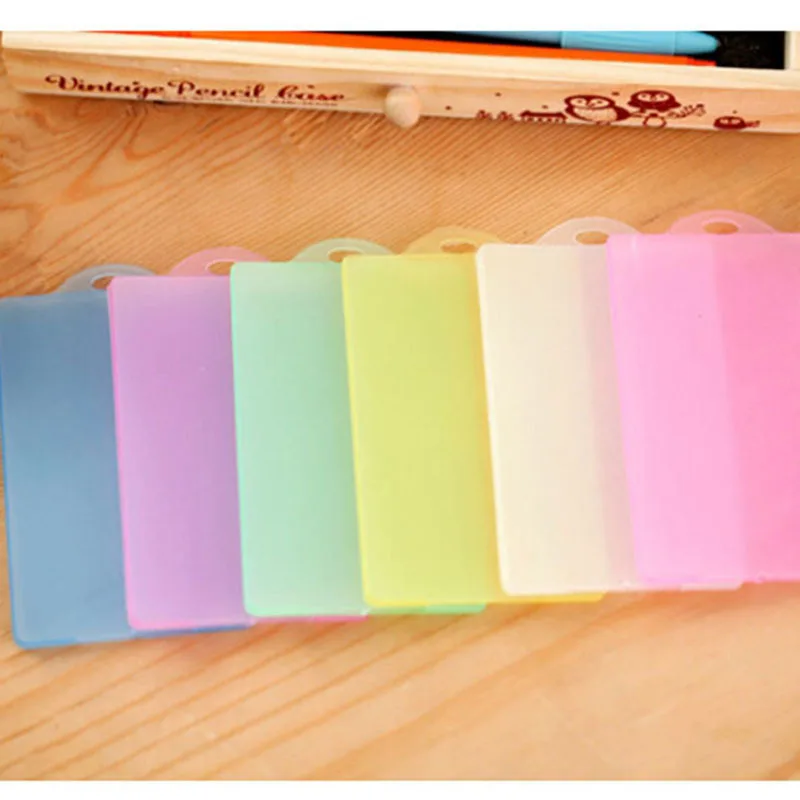New 5PCS/lot Solid Bus Card Holder Soft ID Cards Case Storage Stationery Office School Supplies PVC Passport Holder
New 5PCS/lot Solid Bus Card Holder Soft ID Cards Case Storage Stationery Office School Supplies PVC Passport Holder