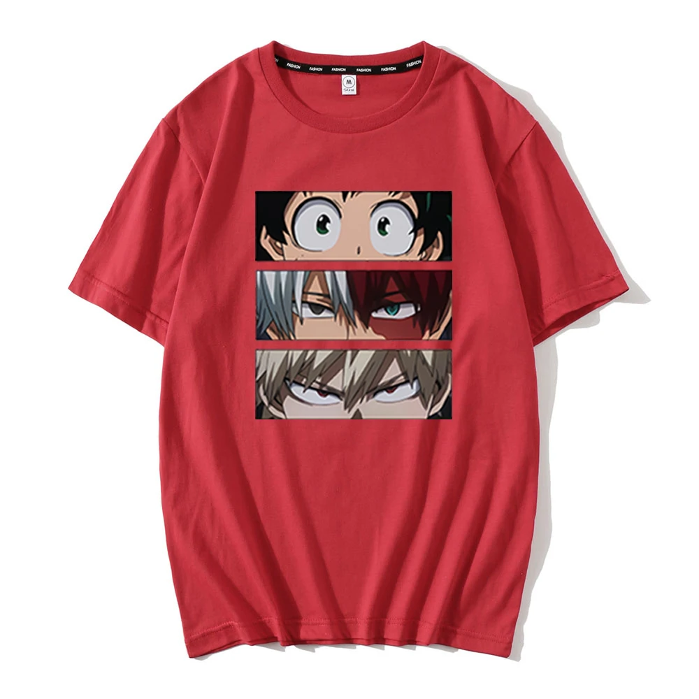 My Hero Academia Anime Mens T-Shirt Japanese Men's Tshirt Short Sleeve anime Printed Tee Shirt Tops for Men Camiseta Masculina
My Hero Academia Anime Mens T-Shirt Japanese Men's Tshirt Short Sleeve anime Printed Tee Shirt Tops for Men Camiseta Masculina