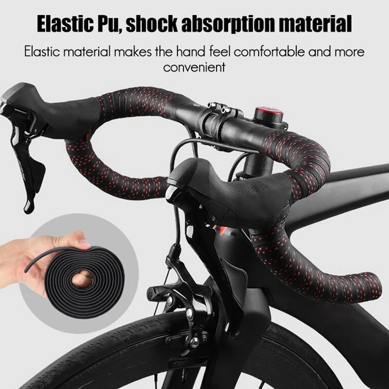 WEST BIKING Road Bike Straps Breathable Sweat-Absorbent High Quality Shockproof Shockproof Eva PU Handlebar Strap
WEST BIKING Road Bike Straps Breathable Sweat-Absorbent High Quality Shockproof Shockproof Eva PU Handlebar Strap