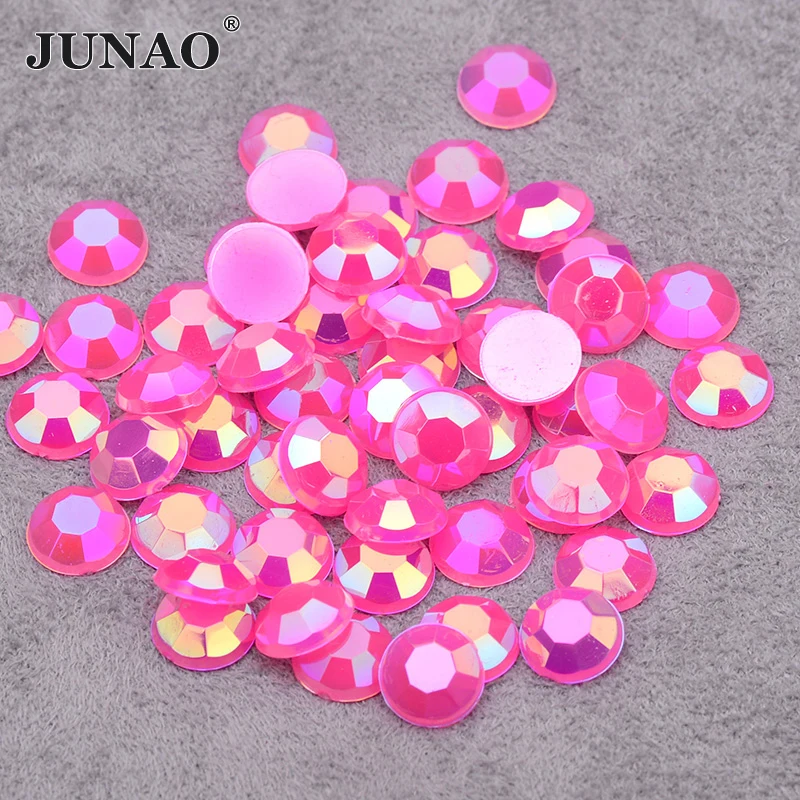 JUNAO 6 7 8 mm Rose AB Flat Back Rhinestones Non Hotfix Strass Round Nail Crystal Stone Sticker for DIY Face Nail Art Decoration
JUNAO 6 7 8 mm Rose AB Flat Back Rhinestones Non Hotfix Strass Round Nail Crystal Stone Sticker for DIY Face Nail Art Decoration