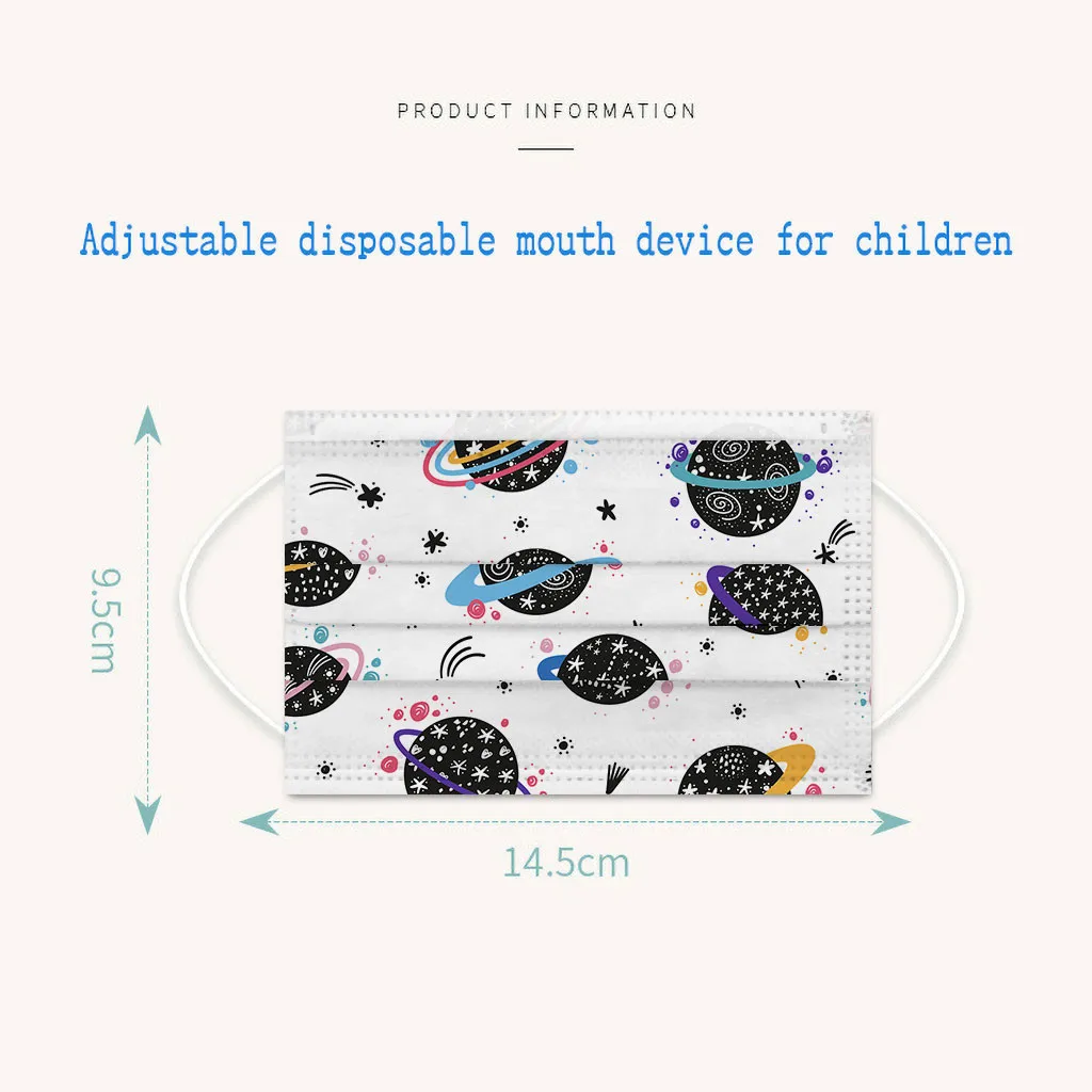 50pcs Children's Cartoon Mask Face Cover Mouth Masks One Time Use Masque Mascarillas 3 Layer Ear Loop Breathable Face Cover F86
50pcs Children's Cartoon Mask Face Cover Mouth Masks One Time Use Masque Mascarillas 3 Layer Ear Loop Breathable Face Cover F86