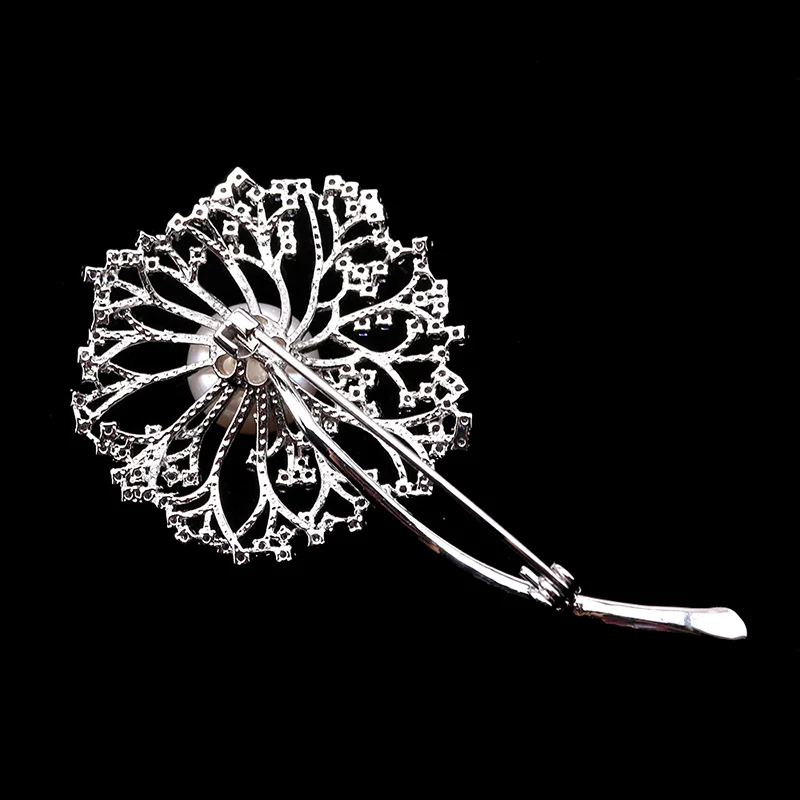 JYX New Dandelion Pearl Brooch 13mm big natural freshwater pearls pins shinning zircon elegant gift 
JYX New Dandelion Pearl Brooch 13mm big natural freshwater pearls pins shinning zircon elegant gift