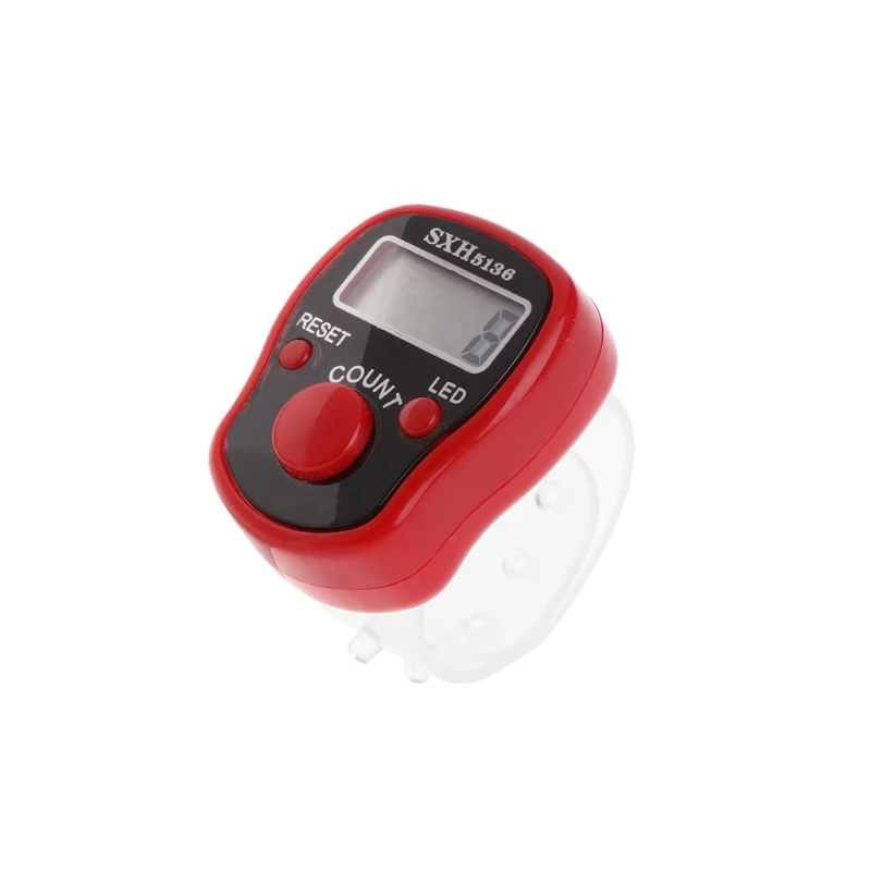 1PC Mini 5 Digit LCD Digital Display Finger Hand Ring Tally Counter for Sports Random Color
1PC Mini 5 Digit LCD Digital Display Finger Hand Ring Tally Counter for Sports Random Color