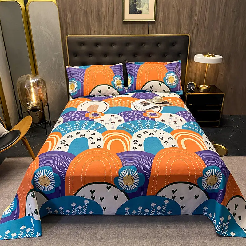 New style cotton sheets for teenagers couples large double bed full size sheets bed cotton simple and fashionable family
New style cotton sheets for teenagers couples large double bed full size sheets bed cotton simple and fashionable family