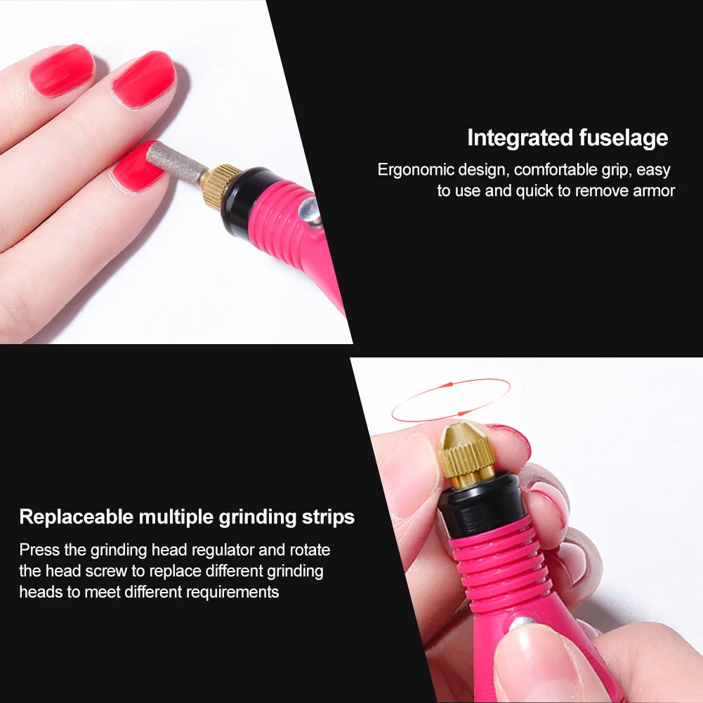 Mini Home Salon Nail Drill Machine Manicure 20000 RPM Professional Electric Portable USB Charging Tool Pedicure Polishing
Mini Home Salon Nail Drill Machine Manicure 20000 RPM Professional Electric Portable USB Charging Tool Pedicure Polishing