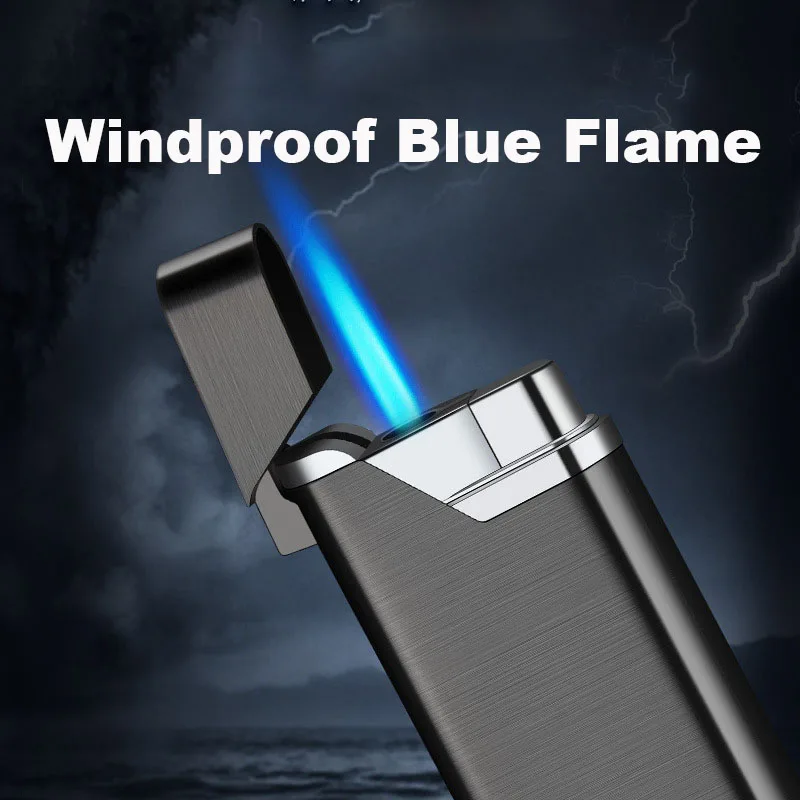 Metal Lighters Windproof Gas Lighter Spray Gun Butane Torch Lighter Ultra-thin Portable lighters smoking Torch Lighter
Metal Lighters Windproof Gas Lighter Spray Gun Butane Torch Lighter Ultra-thin Portable lighters smoking Torch Lighter