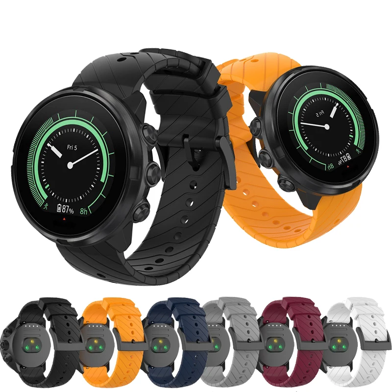 Ремешок силиконовый для Suunto 7 9 baro, спортивный браслет для Suunto D5 spartan, hr baro, аксессуары для часов
Ремешок силиконовый для Suunto 7 9 baro, спортивный браслет для Suunto D5 spartan, hr baro, аксессуары для часов