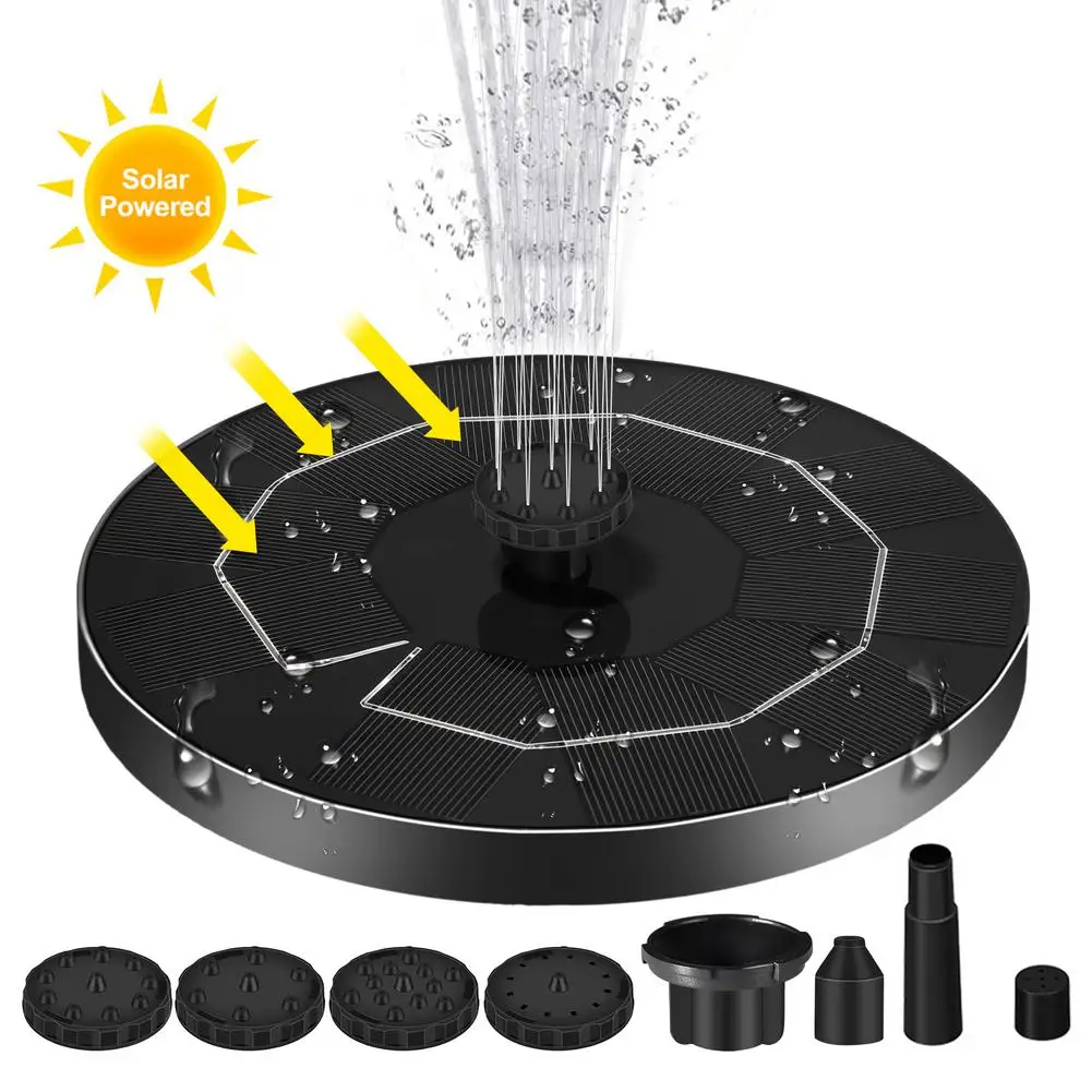 Solar Fountain Garden Waterfall Fountain Pool Pond Bird Bath Water Pump Innovative Outdoor Floating Fountain Garden Decoration
Solar Fountain Garden Waterfall Fountain Pool Pond Bird Bath Water Pump Innovative Outdoor Floating Fountain Garden Decoration