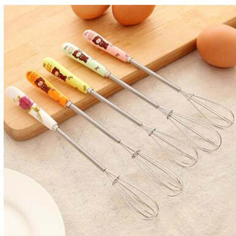 Manual Stainless Steel Egg Beater Ceramic Handle Egg Whisk Kitchen Milk Coffee Frother Mixing Mixer Cooking Baking Tools
Manual Stainless Steel Egg Beater Ceramic Handle Egg Whisk Kitchen Milk Coffee Frother Mixing Mixer Cooking Baking Tools