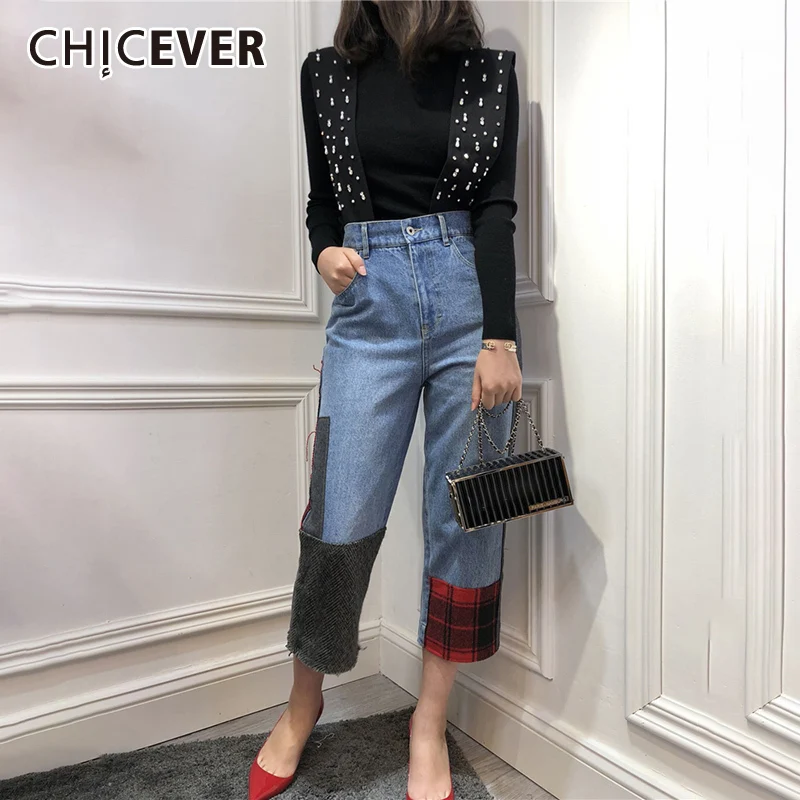 CHIECEVER Print Hit Color Jumpsuit For Women High Waist Patchwork Casual Loose Wide Leg Pants Female Jumpsuits Fashion New 2021
CHIECEVER Print Hit Color Jumpsuit For Women High Waist Patchwork Casual Loose Wide Leg Pants Female Jumpsuits Fashion New 2021