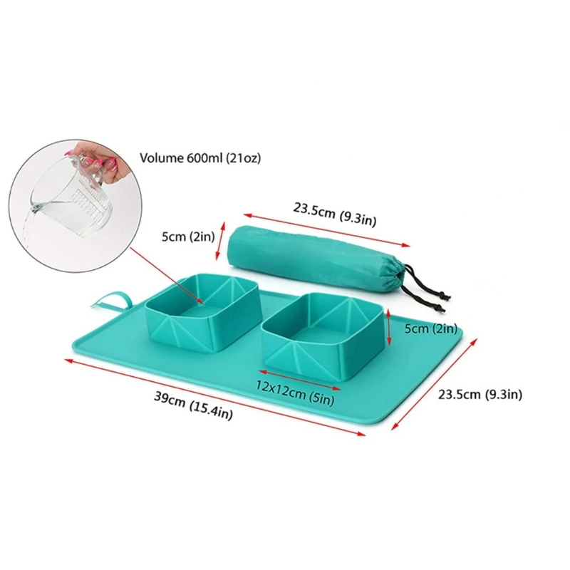 Outdoor Folding Non-Slip Pet Food Bowl Creative Anti Leakage Bottom Pad Food Water Feeding Bowl Cat Dog Eating Tableware
Outdoor Folding Non-Slip Pet Food Bowl Creative Anti Leakage Bottom Pad Food Water Feeding Bowl Cat Dog Eating Tableware