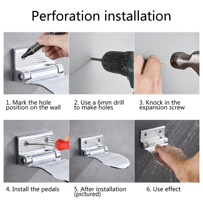 Multipurpose Bathroom Pedal Shower Room Wall Mounted Anti-Slip Aluminum Safety Foot Rest Safety Pedal Hanger Bathroom Shelf
Multipurpose Bathroom Pedal Shower Room Wall Mounted Anti-Slip Aluminum Safety Foot Rest Safety Pedal Hanger Bathroom Shelf
