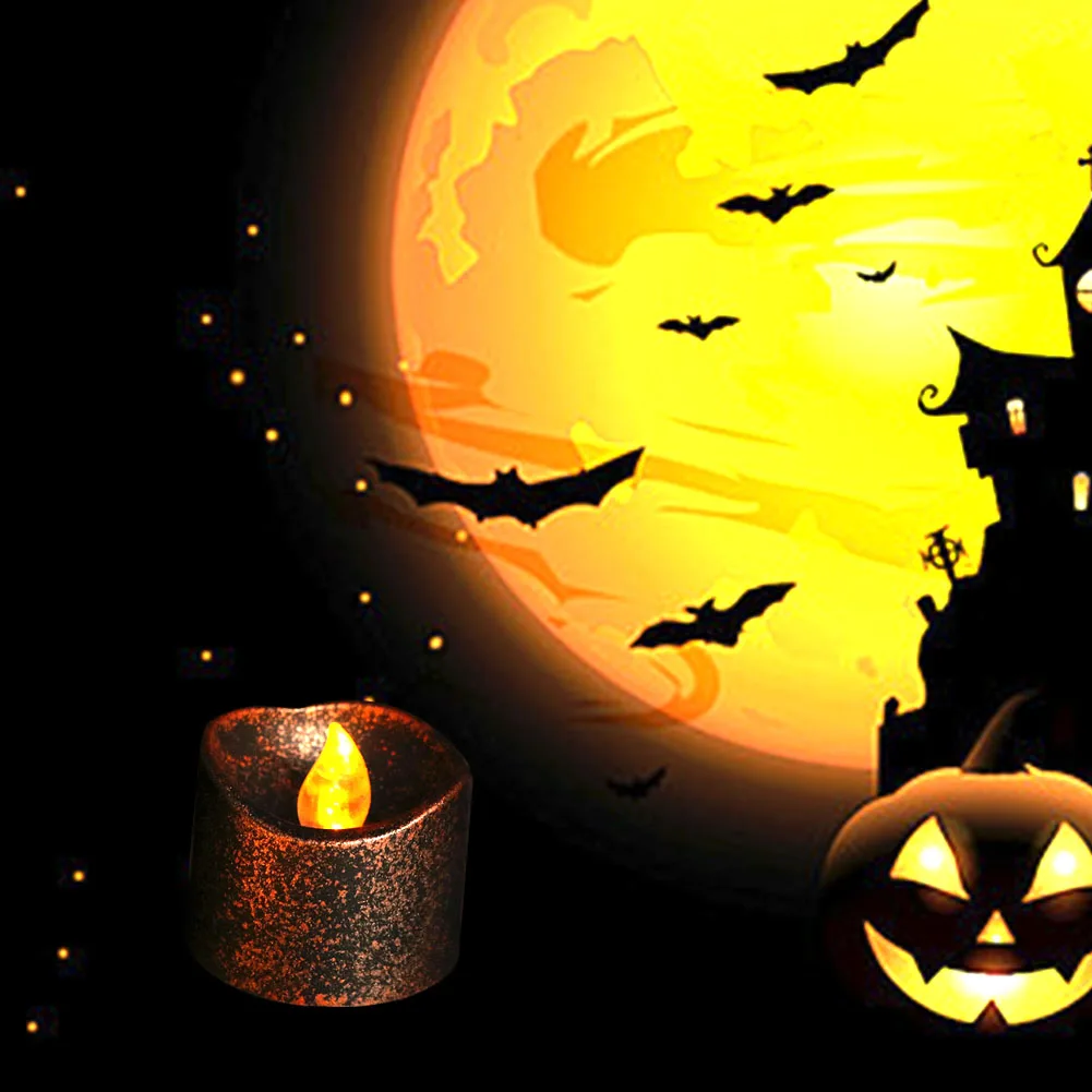 2pcs Candle Halloween Decoration Portable Lamp Cylindrical Flicker Electronic UV
2pcs Candle Halloween Decoration Portable Lamp Cylindrical Flicker Electronic UV