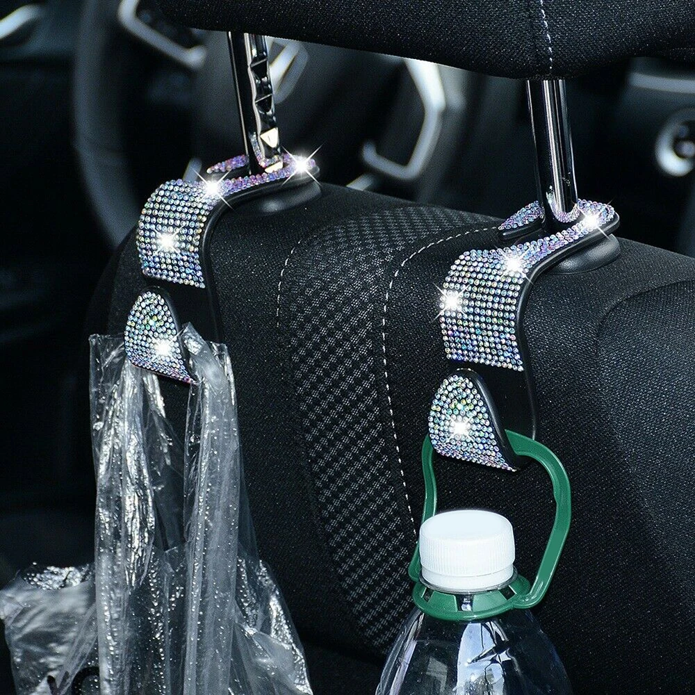 Headrest Hooks Bling Car Crystal For Bag Grocery Holder Hanger Hooks Interior Accessories
Headrest Hooks Bling Car Crystal For Bag Grocery Holder Hanger Hooks Interior Accessories